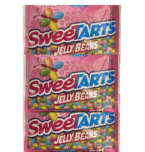 Sweet Tarts Candy Jelly Beans 5oz Package (3-5oz packages) - Walmart.com