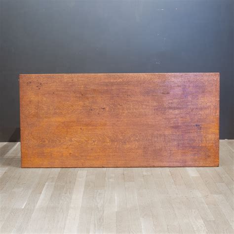 Solid Oak Two Drawer Desk by Standard Furniture Co. c.1940 | S16 Home