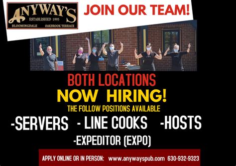 OAKBROOK TERRACE – Anyway's Pub, Restaurant & Banquets