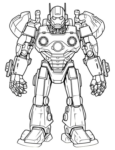 Image result for Robot Coloring Paper