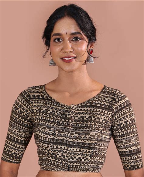 Sandal zari buttas and zig-zag striped crepe saree, traditional zari b