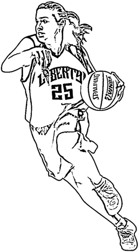 Basketball Nba Coloring Pages