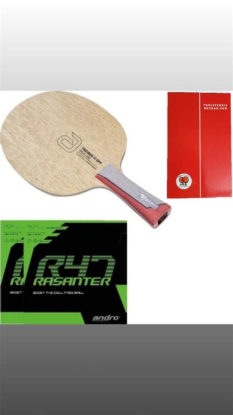 Andro Treiber Rasanter Table Tennis Racket – Table Tennis Bazaar