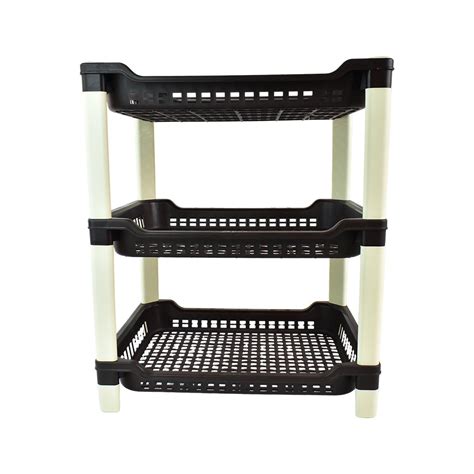Apex Big Multi use Plastic Storage Rack 3-Tier (1 Pc)