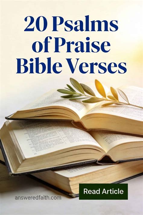 20 Uplifting Psalms of Praise Bible Verses | Inspire Your Worship