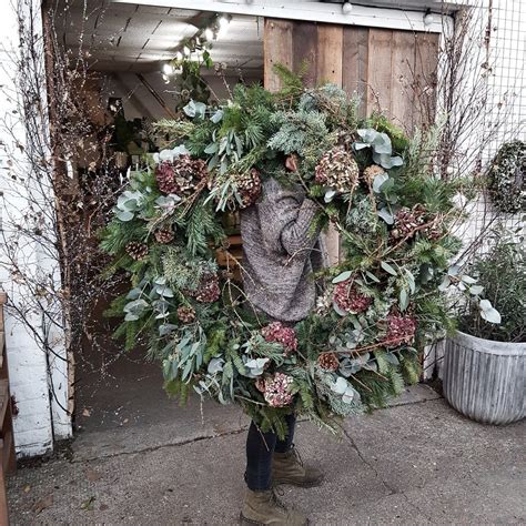 Making A Wreath | Large christmas wreath, Christmas wreaths, Holiday ...