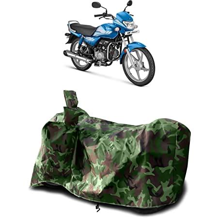 AdroitZ Bike Covers, Bike Body Cover for Hero Hf Deluxe in Black and ...