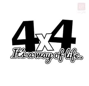 ISEE 360® Stickers 4 x 4 Off Road Logo Vinyl Black Decals L x H 15.00 ...