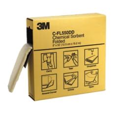 3M™ Chemical Sorbent Folded C-FL550DD/P-F2001, High Capacity, 3 Box ...