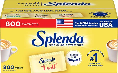 Amazon.com: Splenda Sweetener, 1200 Count, 2.65 lbs (Packaging may vary ...