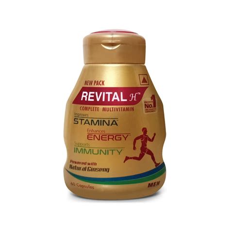Revital H Complete Multivitamin for Men, 60 Capsules Price, Uses, Side ...