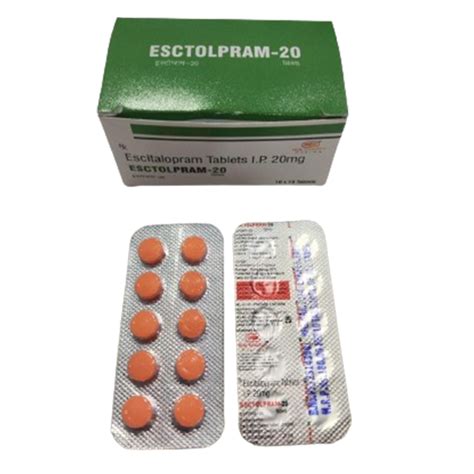 Esctolpram 20 - Escitalopram Tablets I.P 20mg - Holy Evolution Pharma