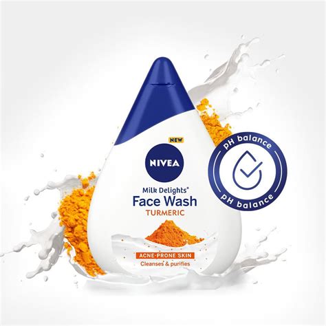 NIVEA Milk Delights Face Wash with TURMERIC 100 ml