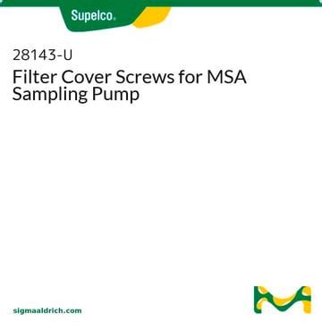 Filter Cover Screws for MSA Sampling Pump | Sigma-Aldrich