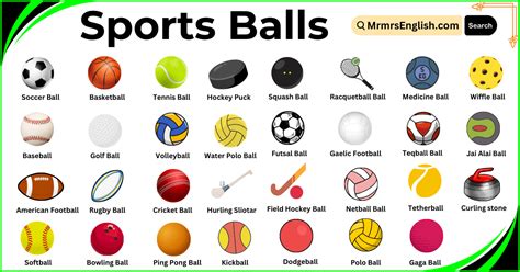 Ball Sports List 的图像结果