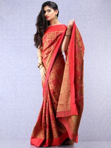 Banarasee Saree Silk With Zari Work – InduBindu