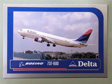 Delta Airlines Collector cards Pilot trading card list — Wood By Wright