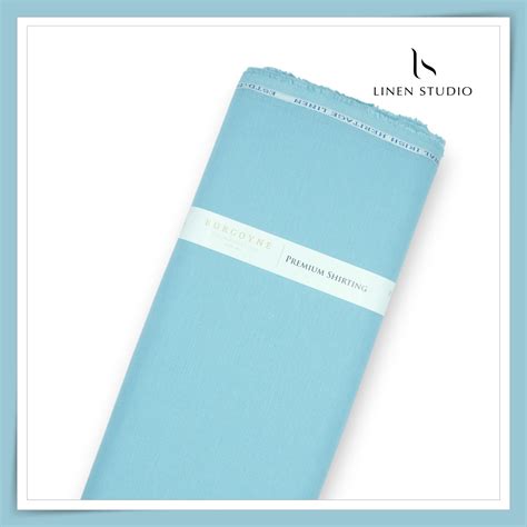Burgoyne Premium Linen 70 Lea Shirting - Glacier Blue (NEW) – Linen Studio