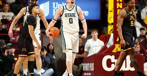 Carr scores 12, Kohler has double-double and Michigan State beats ...