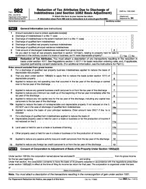 IRS 982 form | pdfFiller