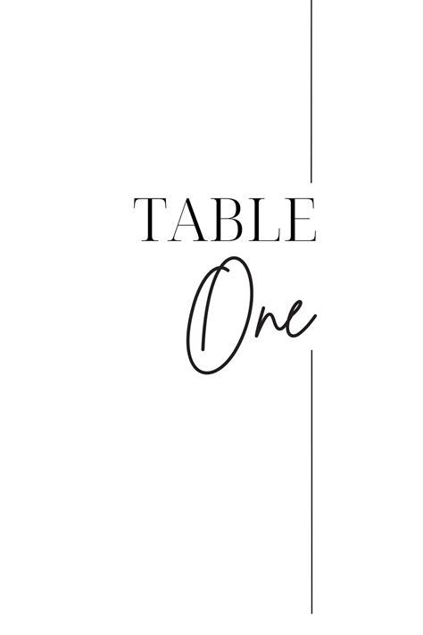 Image result for Table Number Format