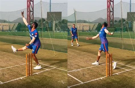 IPL 2022: [WATCH] Jasprit Bumrah hits the stumps while bowling left ...