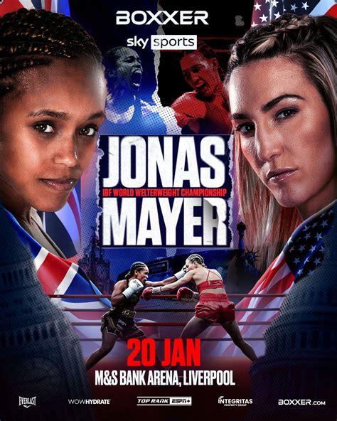 Natasha Jonas (14-2-1) vs. Mikaela Mayer (19-1) for the IBF World ...