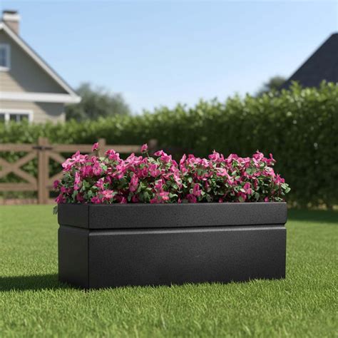 Go Hooked Recta 30x12 Inch Large Planter Pot | Big Size Outdoor ...
