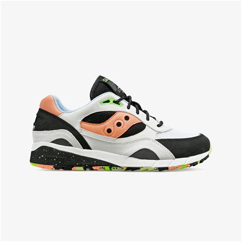 Buy White & Blush Saucony Originals Shadow 6000 Shoes for Men Online ...