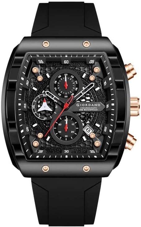 Buy Giordano Square Dial Multifuncational Watch for Men with Stylish ...