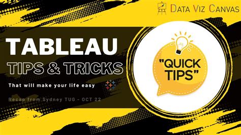 Image result for Tableau Tips and Tricks