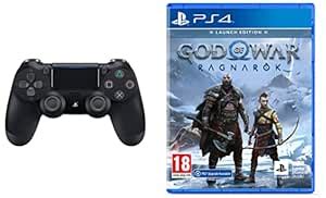 Sony Dualshock 4 Wireless Controller for PlayStation 4 (Black)+PS4 God ...