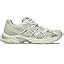 Buy ASICS Womens GEL-1130 White/Dried Leaf Green Sneakers - 4 UK ...