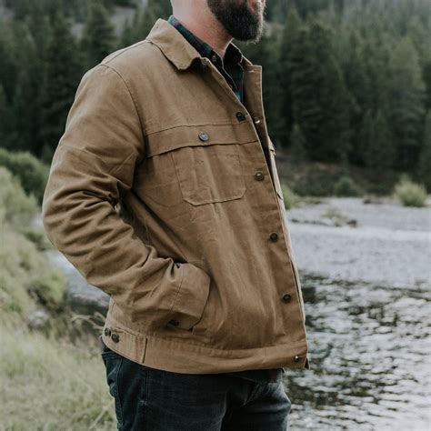 The Laramie Waxed Canvas Trucker Jacket | Buffalo Jackson