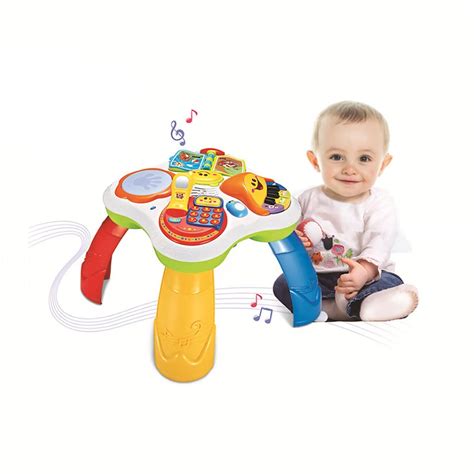 Buy Mokshith Baby Learning Table Musical Activity Table Sit-to-Stand ...