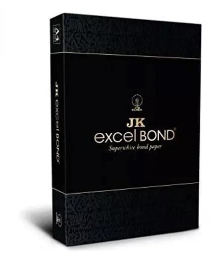 JK Excel Bond - A4, 80 Gsm, 1 Ream, 500 Sheets Each : Amazon.in: Office ...