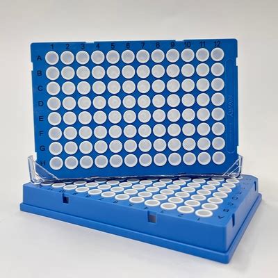 HardShell PCR Plate 96-well, blue-shell, white wells, case of 50 | Revvity