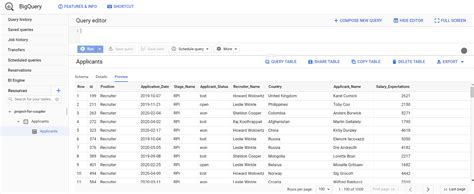 Database Sheets Example 的图像结果