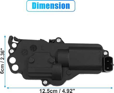 Buy X AUTOHAUX 4 Pcs Power Door Lock Actuator Assembly Motor ...