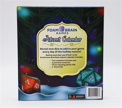 Dice Advent Calendar 2023 – Foam Brain Games