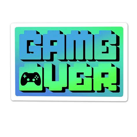 Game Over : Let's Replay Sticker