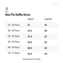 Bow Tie Ruffle Dress | Organic Cotton Baby Clothes - PureCloth.Co