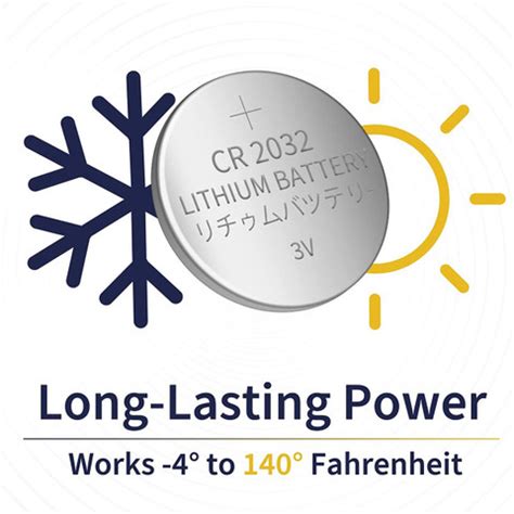 Wanzhow Micro Lithium Coin 3V CR2032 Cell Coin Cmos Cell Cmos Battery ...