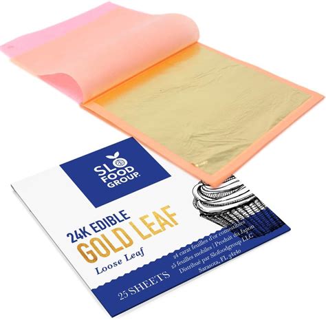 Slofoodgroup - 24 Karat Edible Gold Leaf Loose India | Ubuy