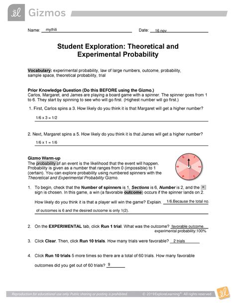 Theo Exp Probability SE - Marketing - MIT World Peace University - Studocu