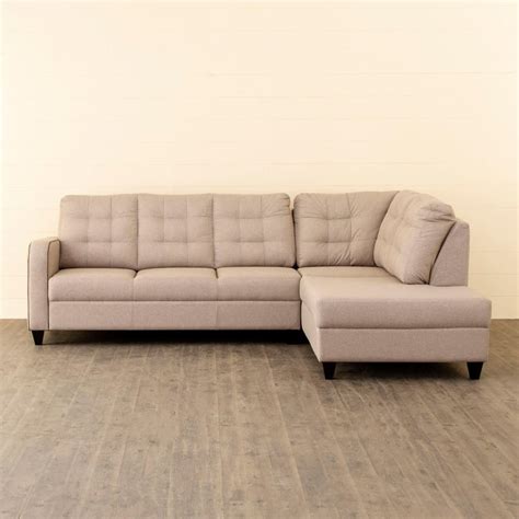 Buy Montoya Beige Fabric Right Corner Sofa from Home Centre at just INR ...