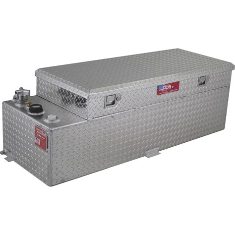 RDS Aluminum Transfer Fuel Tank Toolbox Combo, 60 Gallon, Rectangular ...