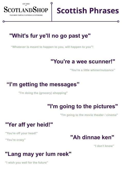 Image result for Scots Language Lessons