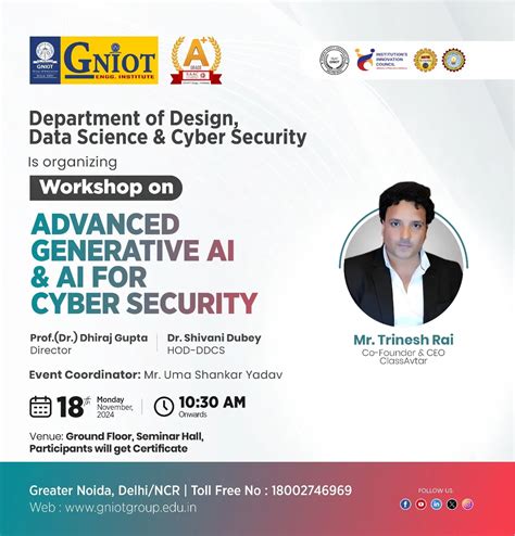 Generative AI Cyber Security | GNIOT Campus, Greater Noida