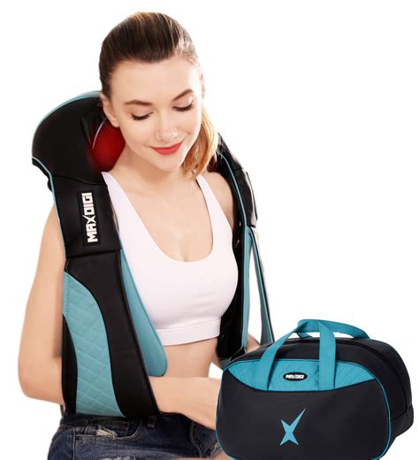 Buy Cordless massager for neck shoulder and Back with Heat - Hands free ...